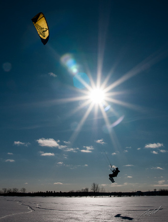 2013-02-18 Snow Kiteboarding in Gatineau-57